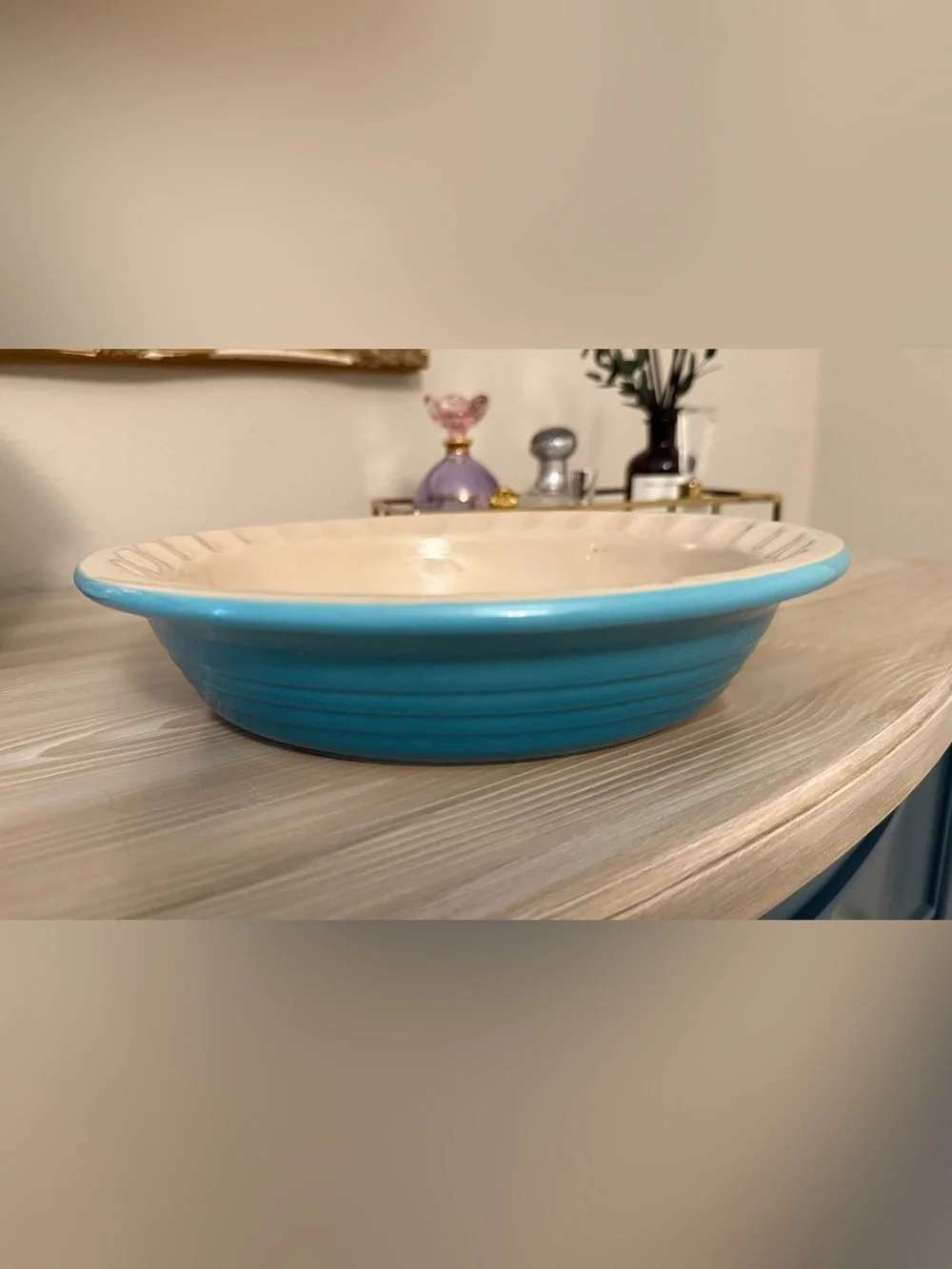 Le Creuset Pie Plate Riviera Blue Large